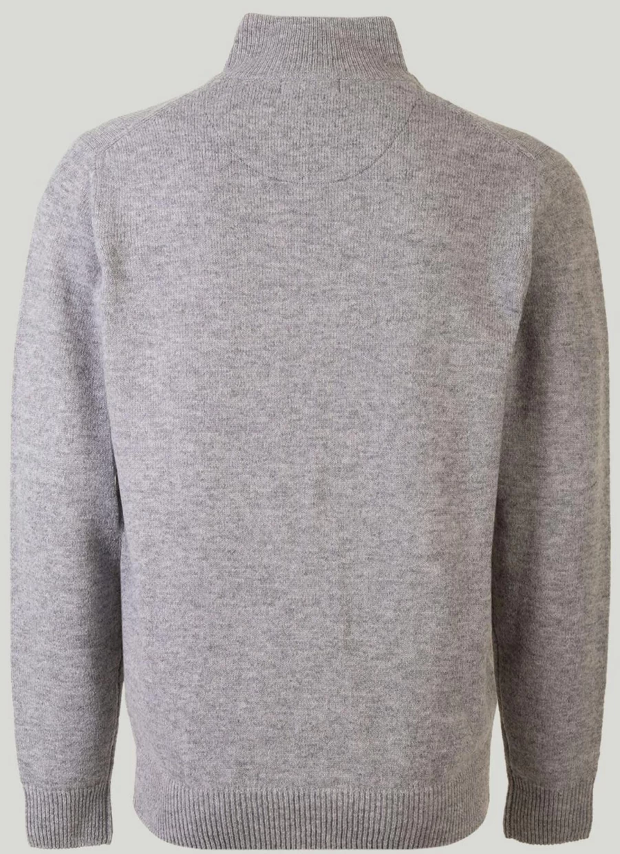 James Pringle Men's Lambswool Zip Neck Jumper - Premium Knitwear for Winter