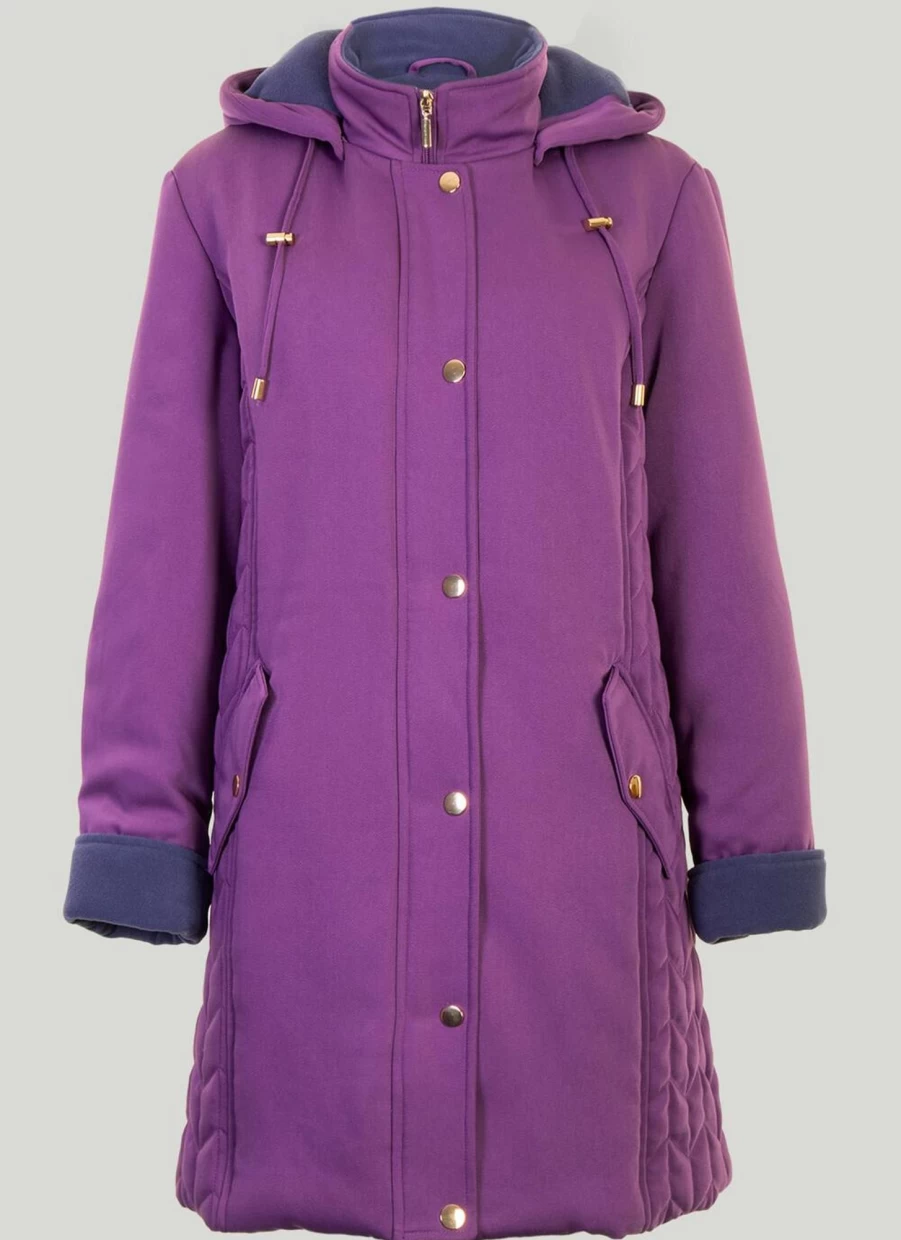 Isle Women's Quilted Hooded Coat - Stylish Warm Winter Jacket