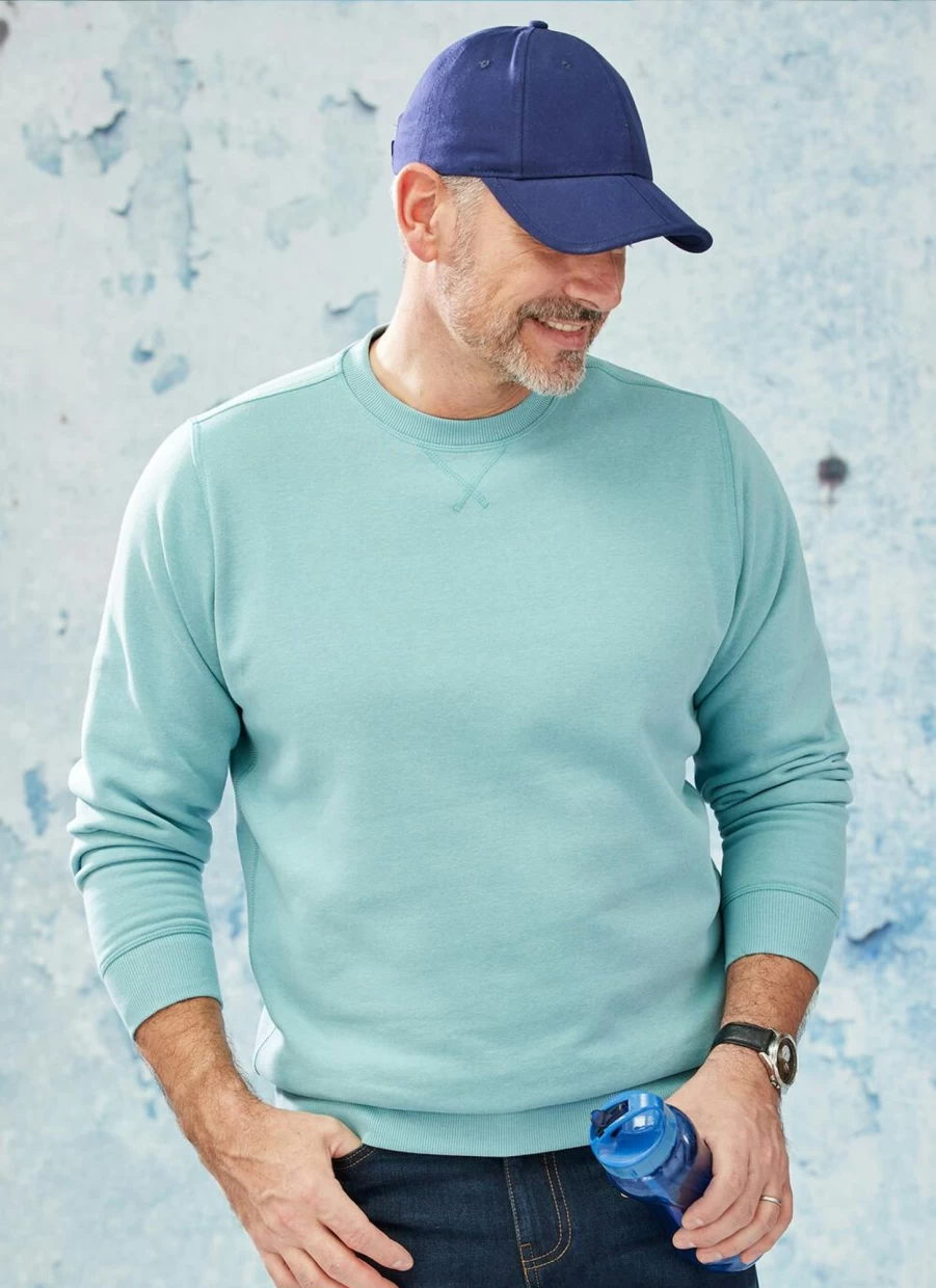 James Pringle Men's Crew Neck Sweatshirt - Classic Cotton Comfort Pullover