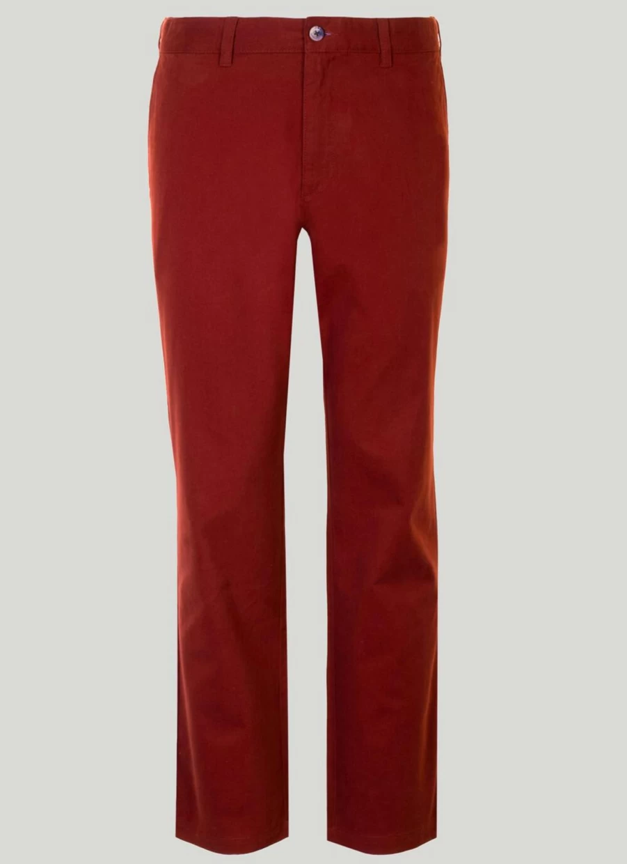 James Pringle Men's 31" Chino Trousers - Classic Fit Casual Pants