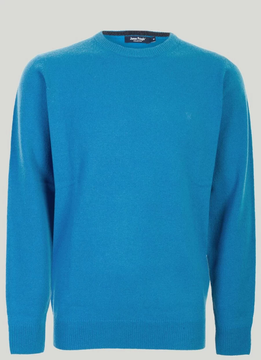 James Pringle Men's Machine Washable Lambswool Jumper - Soft Comfortable Knit Sweater
