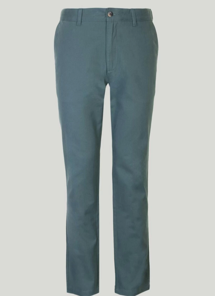 Men's Grey Chino Trousers by James Pringle - Classic Comfort Fit Casual Pants