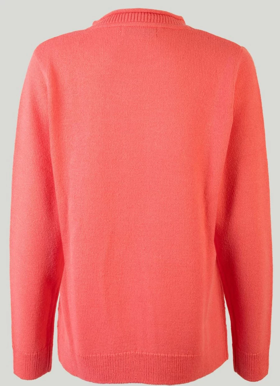 Isle Women's Crew Neck Jumper - Soft Knit Sweater for Casual Comfort