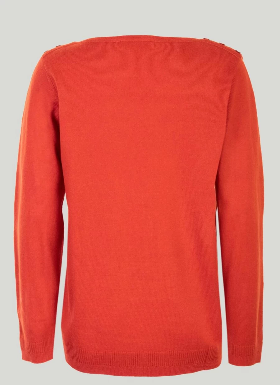 Isle Women's Pointelle Knit Jumper Sweater