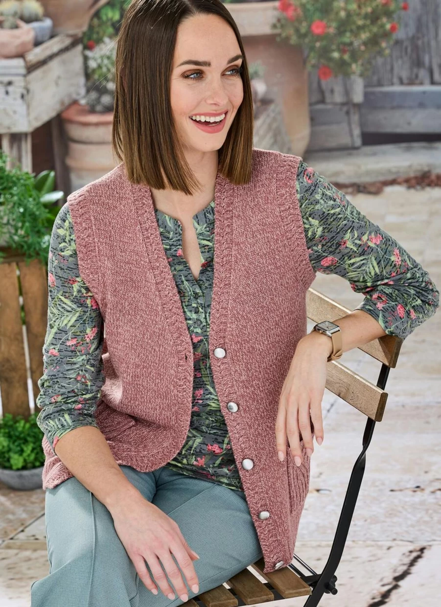Honor Millburn Women's Slim Fit V-Neck Waistcoat for Elegant Layering