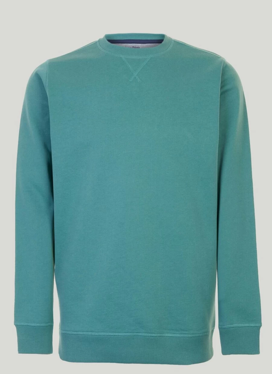 James Pringle Men's Crew Neck Sweatshirt - Classic Cotton Comfort Fit Pullover
