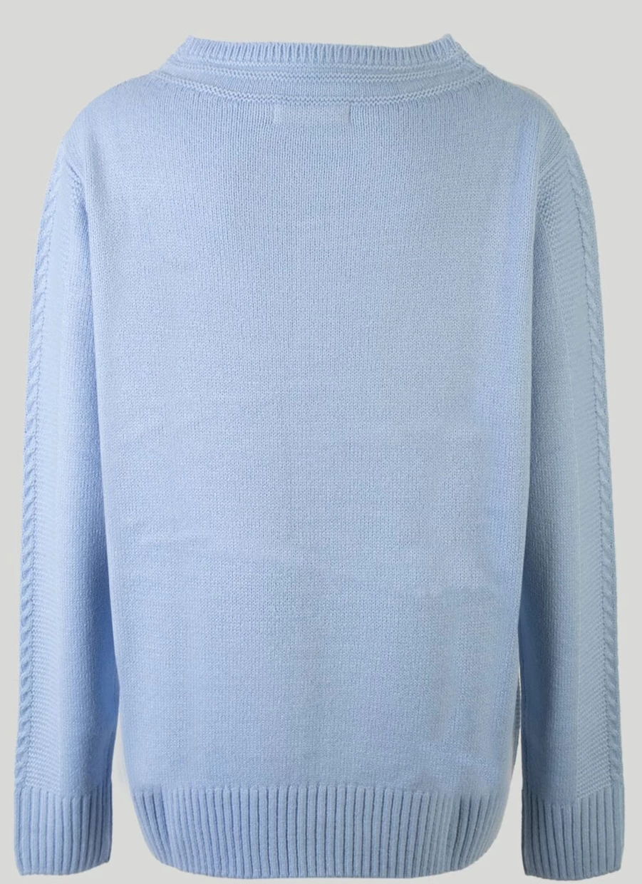 Isle Women's Funnel Neck Jumper Soft Knit Sweater Casual Comfortable Pullover