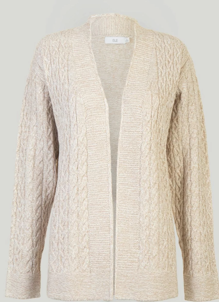 "Isle Women's Edge To Edge Cardigan - Stylish Knit Sweater for Women"