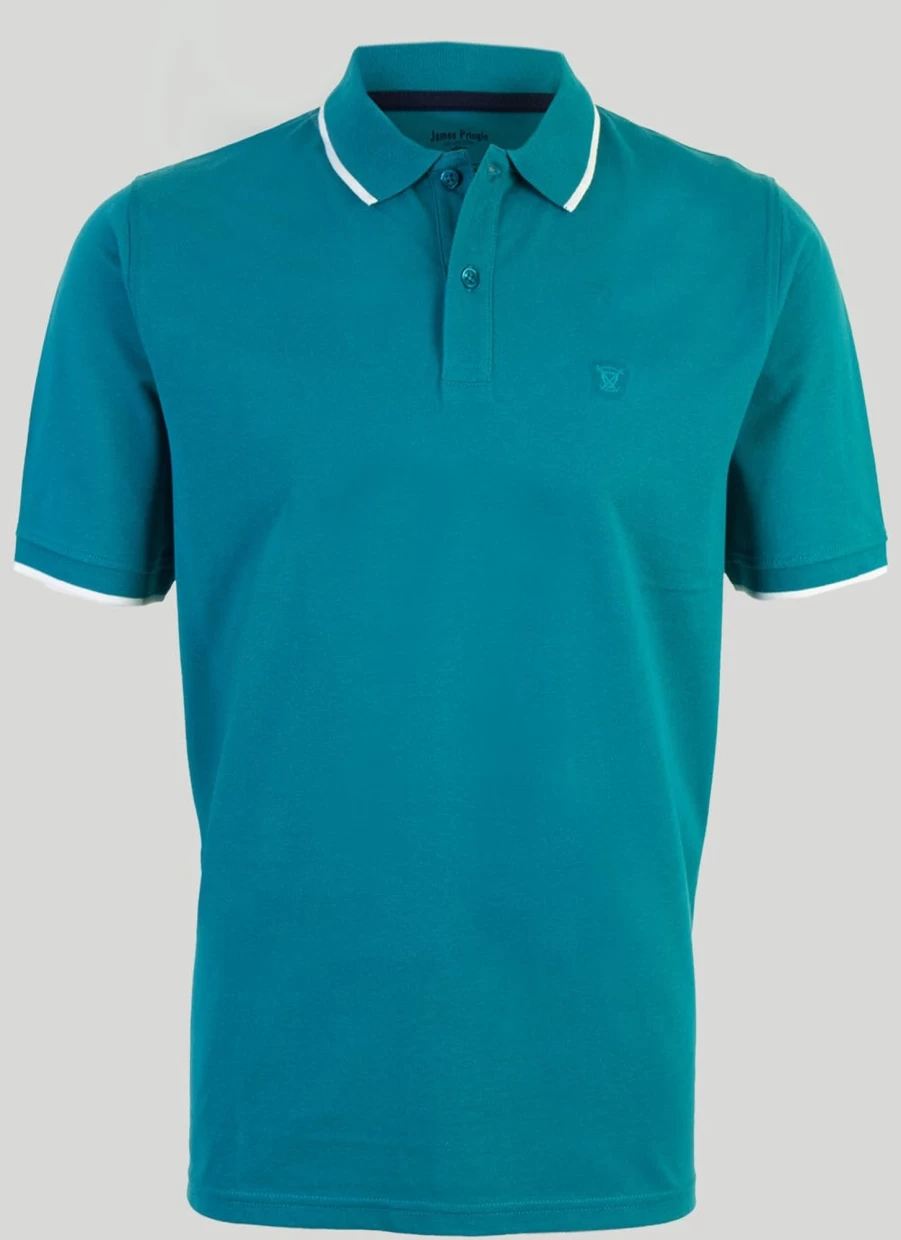Men's Cotton Polo Shirt by James Pringle – Classic Comfort & Style