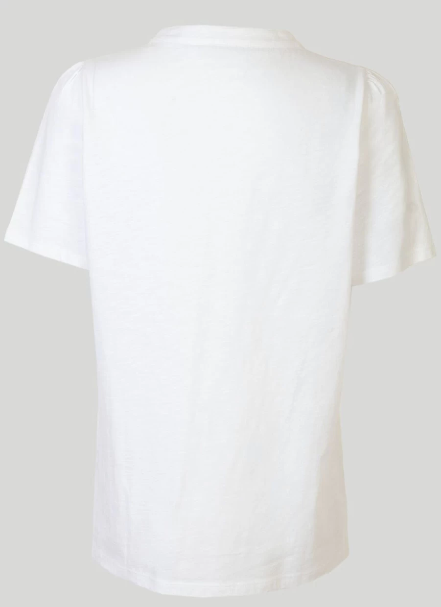 Isle Women's Print Notch Neck T-Shirt - Stylish Casual Tee for Everyday Wear
