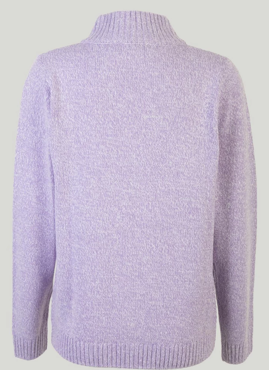 Isle Women's Zip Front Cardigan - Stylish Knit Sweater for Casual Wear