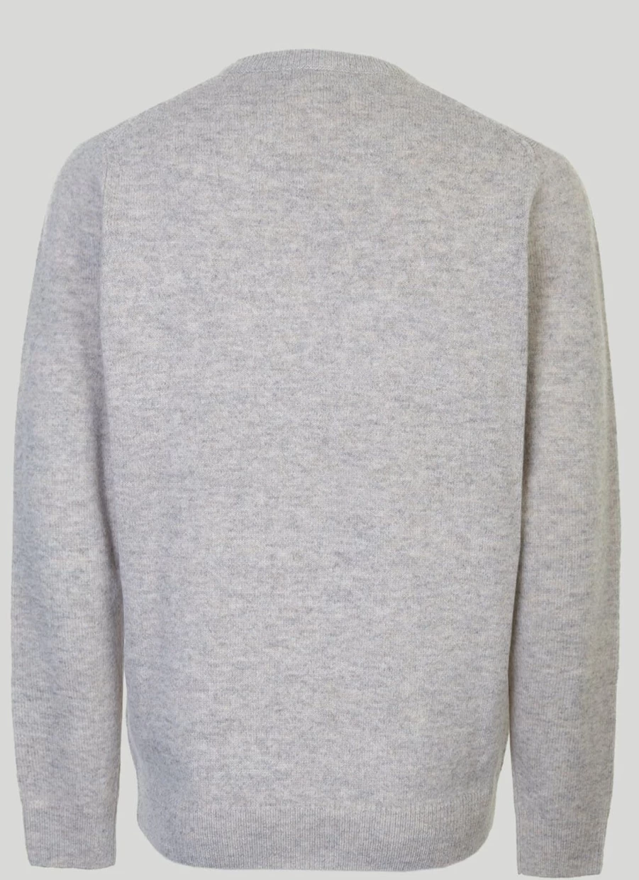 James Pringle Men's V-Neck Lambswool Sweater - Soft Wool Knit Jumper for Men