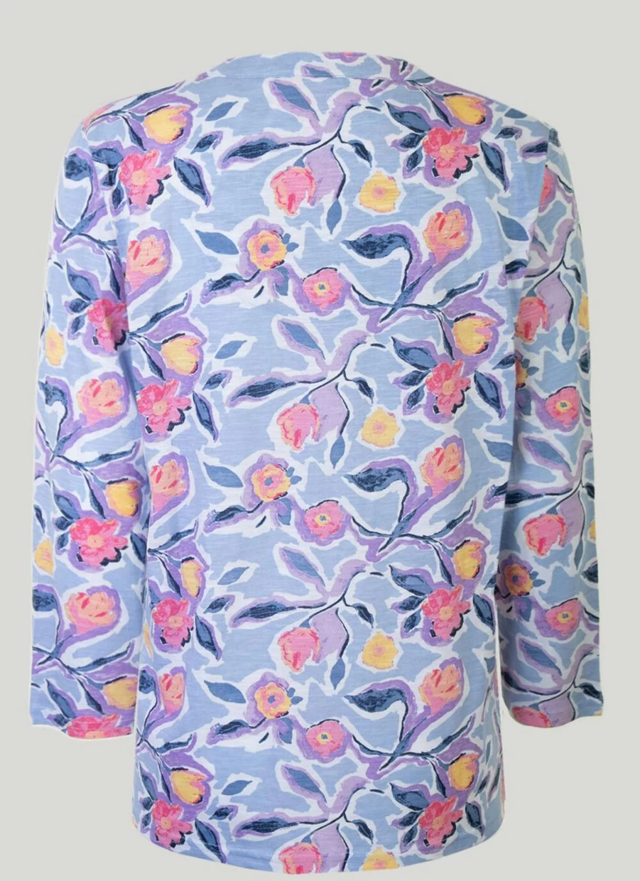 "Isle Women's Notch Neck Top - Stylish Crew Neck T-Shirt for Women"