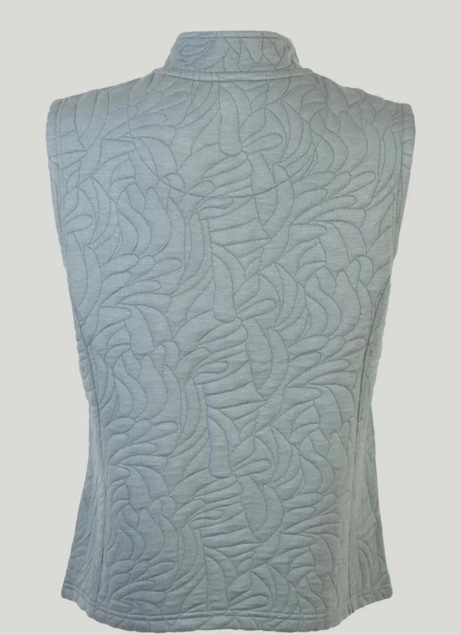 Honor Millburn Women's Quilted Jersey Gilet - Lightweight Comfortable Vest for Layering
