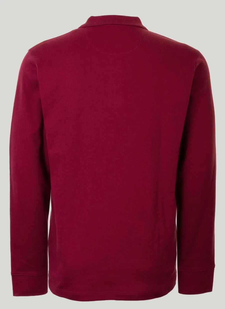 James Pringle Men's Long Sleeve Polo Shirt - Classic Cotton Comfort Fit Top