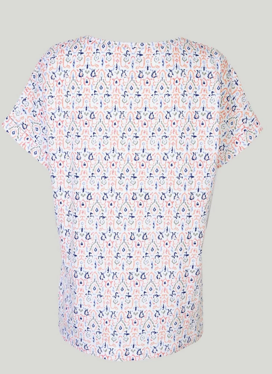 "Isle Women's Contrast Print T-Shirt - Stylish Graphic Tee for Women"