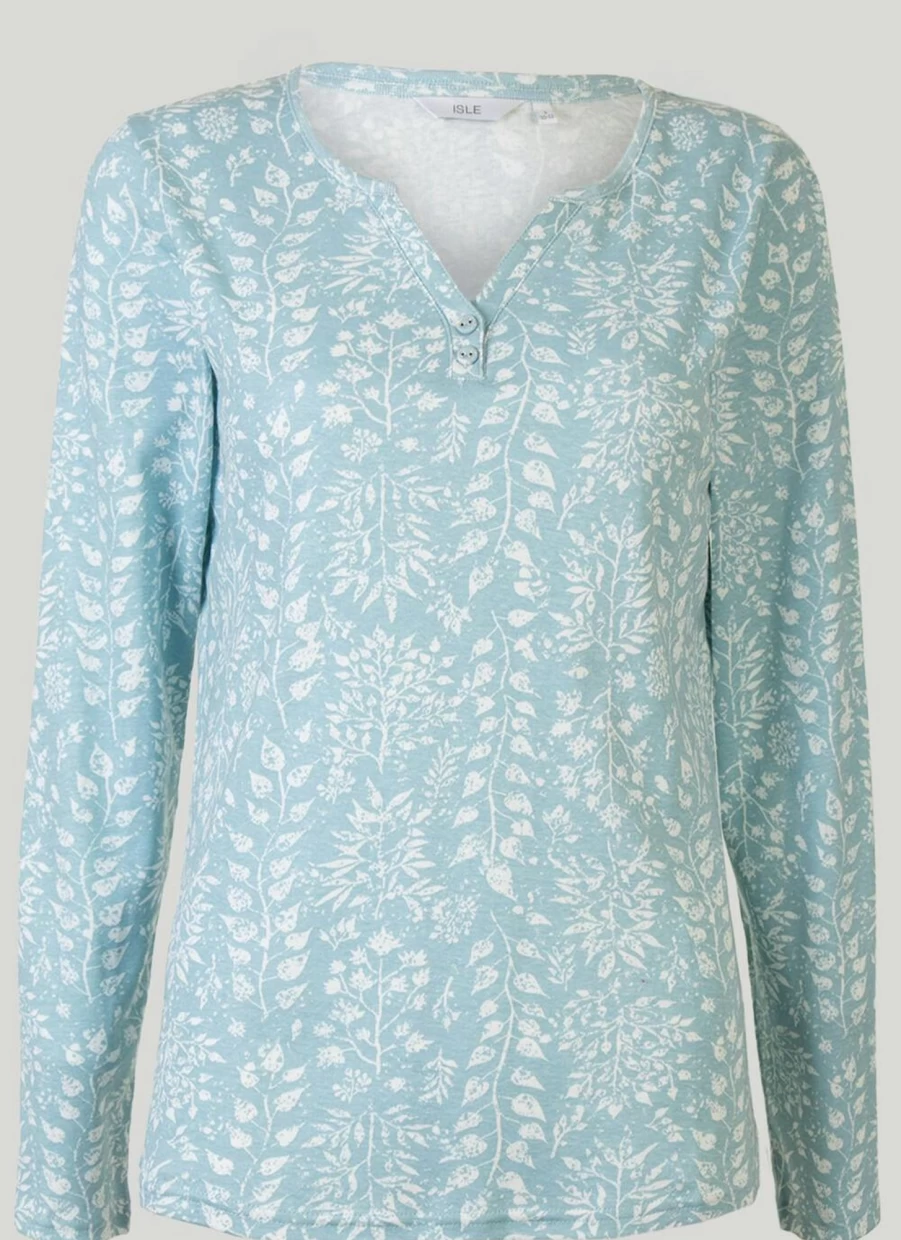 Isle Women's Stylish Printed Top - Trendy Floral Design Comfortable Fit
