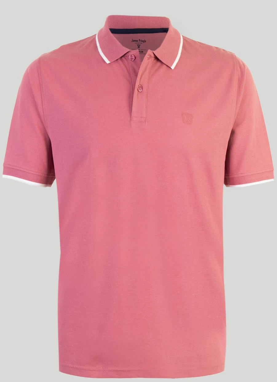 Men's Cotton Polo Shirt by James Pringle – Classic Comfort & Style