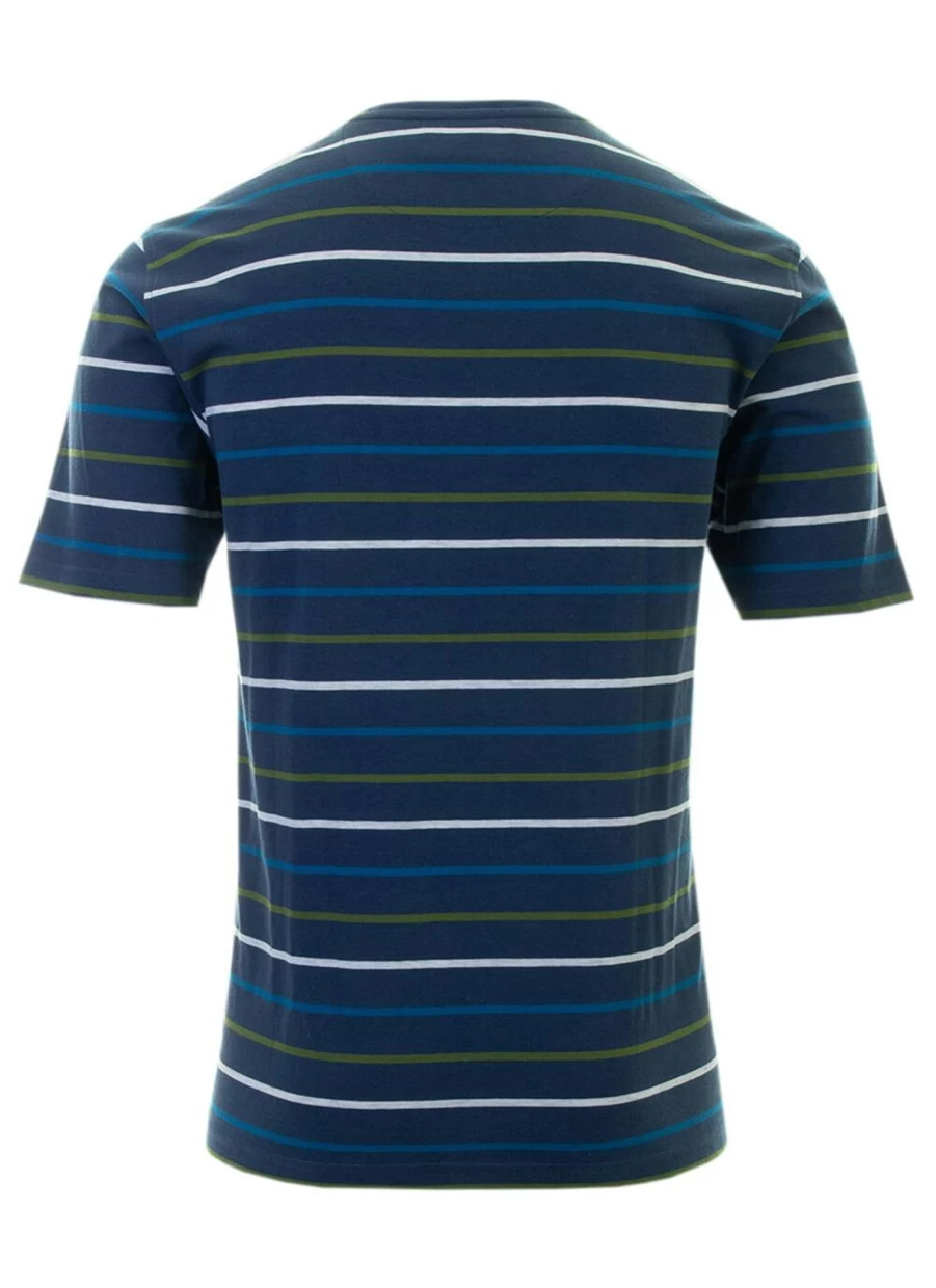 PG FIELD Men's Stripe T-Shirt - Casual Comfort Fit Cotton Tee for Everyday Wear