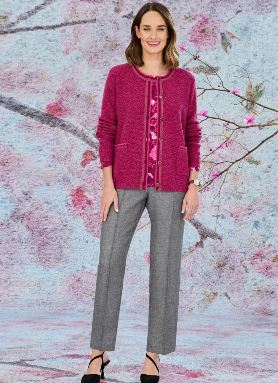 Honor Millburn Women's Grey Classic Trousers - Timeless Comfort & Style
