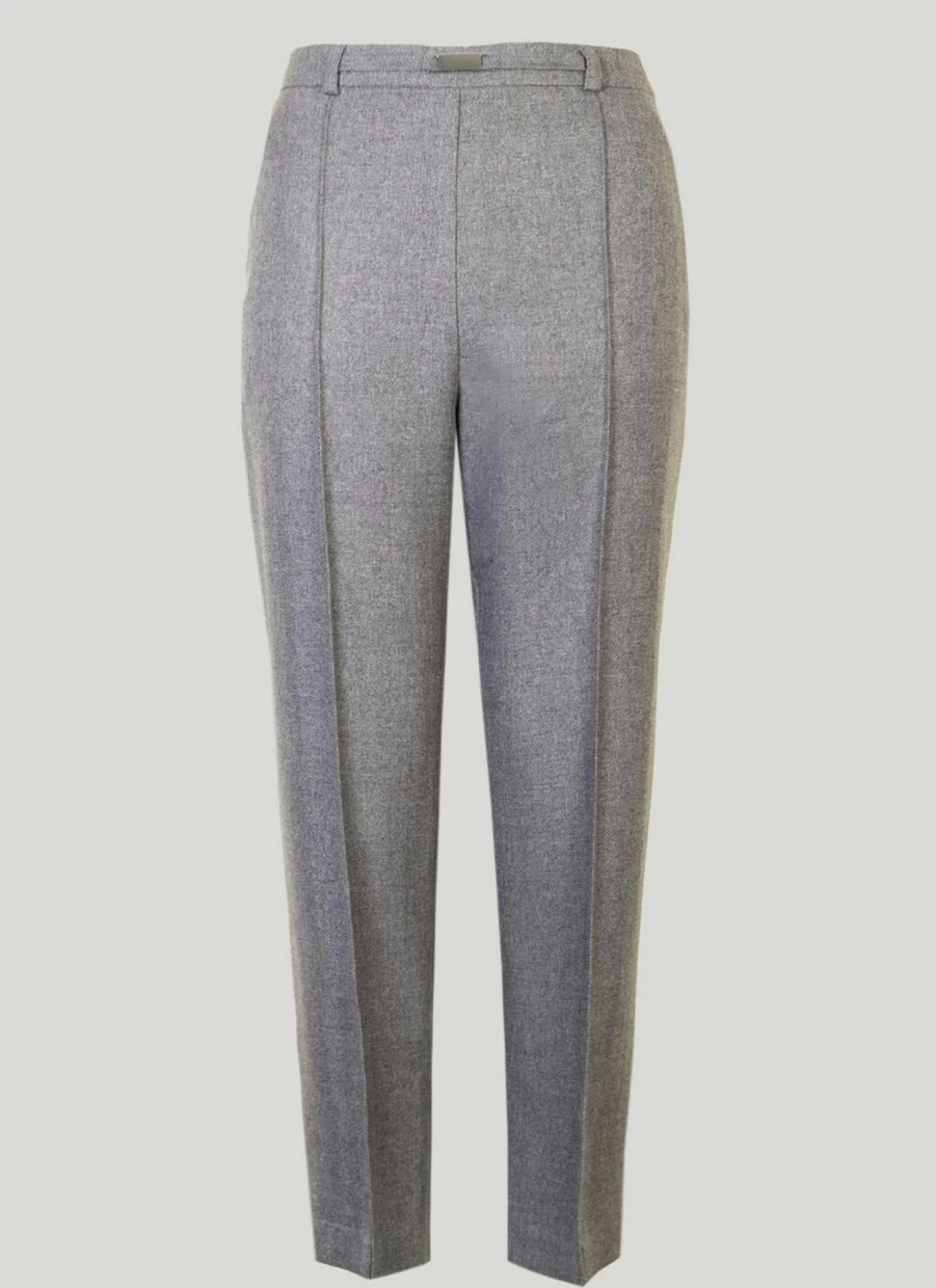 Honor Millburn Women's Grey Classic Trousers - Timeless Comfort & Style