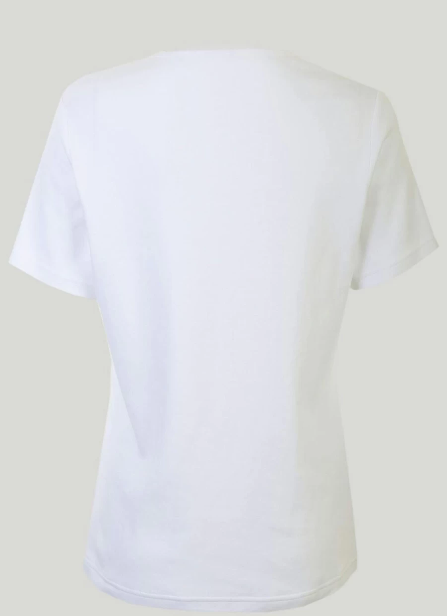 "Isle Women's Keyhole Neckline T-Shirt - Stylish Casual Top for Women"
