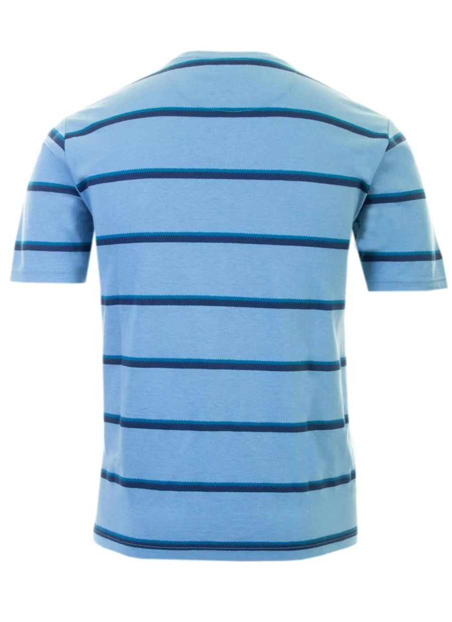 PG FIELD Men's Stripe T-Shirt - Classic Casual Tee for Everyday Wear